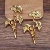 Hair Stick Findings Zinc Alloy Flower plated vintage & DIY nickel lead & cadmium free Sold By Bag