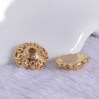 Brass Bead Cap Flower gold color plated DIY nickel lead & cadmium free Sold By PC