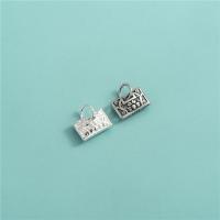 925 Sterling Silver Pendant plated DIY Sold By PC