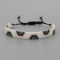 Glazen kralenarmbanden, Seedbead, Verstelbare & mode sieraden & voor vrouw, nikkel, lood en cadmium vrij, Lengte Ca 21 cm, Verkocht door PC