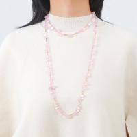 Collier en verre Pull, avec Hématite, bijoux de mode & pour femme, plus de couleurs à choisir, Longueur 120 cm, Vendu par PC