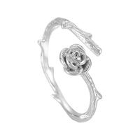 Sterling Silver Jewelry Finger Ring, 925 sterline d'argento, gioielli di moda & per la donna, assenza di nichel,piombo&cadmio, Misura:7, Venduto da PC