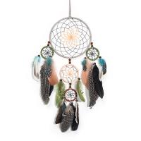 Mode Dreamcatcher, Veer, met Katoen draad, handgemaakt, voor thuis en op kantoor & verschillende stijlen voor de keuze, 600mm, Verkocht door PC