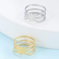 Anillos para Parejas, acero inoxidable 304, Corazón, Joyería & unisexo & diverso tamaño para la opción, más colores para la opción, ring thickness 1mm,ring width 10.5mm, Vendido por UD