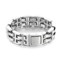 Roestvrij staal armbanden, 316L roestvrij staal, mode sieraden & voor de mens, 21mm, Lengte Ca 9.06 inch, Verkocht door PC