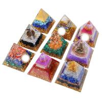 Fashion Decoration Resin with Gemstone Pyramidal epoxy gel for home and office Sold By PC