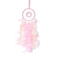 Mode Dreamcatcher, plume, avec Fil de coton & plastique & laiton & fer, fait à la main, pour la maison et le bureau, plus de couleurs à choisir, 600mm, Vendu par PC