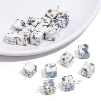 Porcelánové šperky Korálky, Porcelán, Náměstí, DIY, více barev na výběr, 8x8mm, 10PC/Bag, Prodáno By Bag