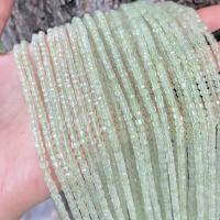 Gemstone Jewelry Beads Natural Prehnite DIY green Sold Per Approx 38 cm Strand