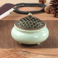 Traditional Ceramic Inserted Burner Incense Seat Porcelain half handmade for home and office & durable Sold By PC