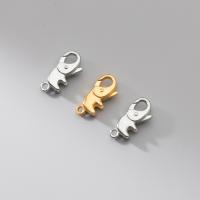 Sterling Sølvarmbåndsresultater, 925 Sterling Sølv, Elephant, forgyldt, du kan DIY, flere farver til valg, 14.30x7x4.30mm, Solgt af PC