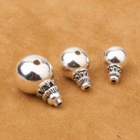 3 Holes Guru Beads 925 Sterling Silver vintage & DIY Sold By PC