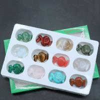 Fashion Decoration Gemstone with paper box & Plastic Carved for home and office & mixed Sold By Box