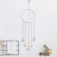 Moda Dreamcatcher, Cascalho natural, with cordão de couro & cobre & ferro, feito à mão, para casa e escritório, 700mm, vendido por PC