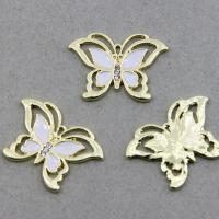 Zinc Alloy Enamel Pendants Butterfly plated DIY nickel lead & cadmium free Approx Sold By Bag