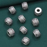 925 Sterling Silber Perlen, DIY, originale Farbe, 10 x about 7 mm thick, verkauft von PC