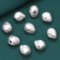 925 Sterling Silber Perlen, DIY, originale Farbe, 12x9mm, verkauft von PC