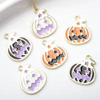 Moda Halloween Privjesak, Cink Alloy, pozlaćen, možete DIY & emajl, više boja za izbor, 20računala/Lot, Prodano By Lot