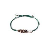 Terylen Schnur Armband-Set, mit Holz & 304 Edelstahl, mehrschichtig & Folk-Stil & verschiedene Stile für Wahl & für Frau, Länge ca. 5.1-7.5 ZollInch, verkauft von setzen