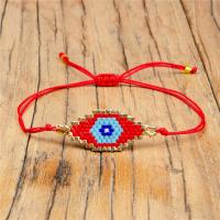 Evil Eye Schmuck Armband, Seedbead, mit Knotenschnur, Einstellbar & Modeschmuck & für Frau, keine, Länge ca. 28 cm, verkauft von PC