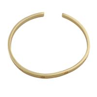 Messing Armbanden, gold plated, mode sieraden & voor vrouw, gouden, nikkel, lood en cadmium vrij, thickness 4mm, Verkocht door PC