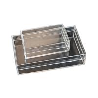 Polystyrene Storage Box Rectangle clear Sold By PC