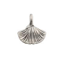 Zinklegering Leaf Hangers, Zinc Alloy, Ginkgo Leaf, mode sieraden & uniseks, nikkel, lood en cadmium vrij, 15x13mm, Gat:Ca 3mm, Verkocht door PC