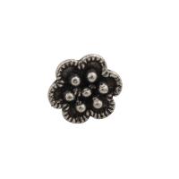 Zinc Alloy Spacer perler, Lotus Seedpod, mode smykker & du kan DIY, nikkel, bly & cadmium fri, 7x8mm, Hole:Ca. 1mm, Solgt af PC