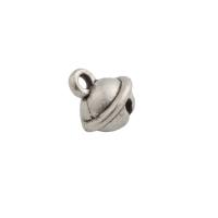 Sinc Alloy Bell Charm, jewelry faisin & unisex, nicil, luaidhe & caidmiam saor in aisce, 6x6mm, Díolta De réir PC