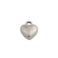 Pendentifs coeur en alliage de zinc, bijoux de mode & unisexe, protéger l'environnement, sans nickel, plomb et cadmium, 12x12mm, Trou:Environ 1mm, Vendu par PC