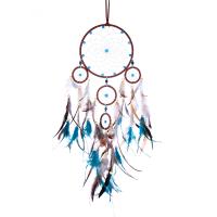 Moda Dreamcatcher, pluma, con Cáñamo & madera & fundición, hecho a mano, para el hogar y la oficina & diferentes estilos para la opción, color mixto, 700mm, Vendido por UD