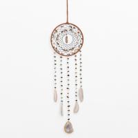 Mode Dreamcatcher, Gravier naturel, avec cordon en cuir & Agate & fer, fait à la main, pour la maison et le bureau & Forme différente pour le choix, plus de couleurs à choisir, Vendu par PC