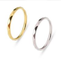 Titanium Steel Finger Ring plated Unisex Sold By PC