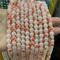 Porcelánové šperky Korálky, Porcelán, Kolo, lesklý, DIY, více barev na výběr, 8mm, 46PC/Strand, Prodáno za Cca 38 cm Strand