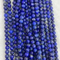 Lapis Lazuli Beads, Ronde, DIY & verschillende grootte voor keus, azuursteen, Per verkocht Ca 38 cm Strand