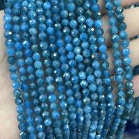 Edelsteen Sieraden Kralen, apatieten, Ronde, DIY & gefacetteerde, blauw, 5mm, Per verkocht Ca 38 cm Strand