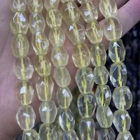 Natural Quartz Jewelry Beads Lemon Quartz Nuggets DIY & faceted yellow Sold Per Approx 38 cm Strand