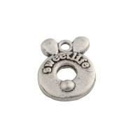 Zinc Alloy Pendler, mode smykker & Unisex, nikkel, bly & cadmium fri, 16x13mm, Hole:Ca. 2mm, Solgt af PC