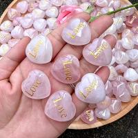 Fashion Decoration Rose Quartz Heart fashion jewelry pink Sold By PC