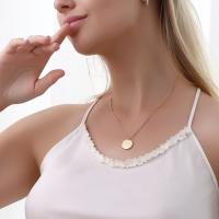 Collier en laiton, bijoux de mode, protéger l'environnement, sans nickel, plomb et cadmium, Vendu par PC