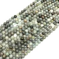 Prirodni kvarc nakit Beads, Fantom kvarc, Krug, uglađen, možete DIY & različite veličine za izbor, Grade B, Prodano Per Približno 38 cm Strand