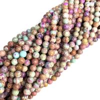 Gemstone Jewelry Beads Impression Jasper Round polished DIY Sold Per Approx 38 cm Strand