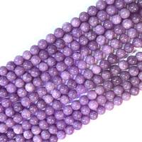 Jade kralen, Ronde, DIY & verschillende grootte voor keus, purper, Per verkocht Ca 38 cm Strand