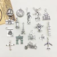 Zinc Alloy Pendants 17 pieces & DIY nickel lead & cadmium free Approx Sold By Lot