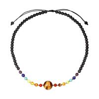 Gemstone smycken halsband, Natursten, med 8cm extender kedja, handgjord, Justerbar & mode smycken & olika material för val & Unisex, Längd Ca 35 cm, Säljs av PC