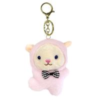 Fur Ball Pom Pom Keychain Plush with Zinc Alloy cute & Unisex Sold By PC