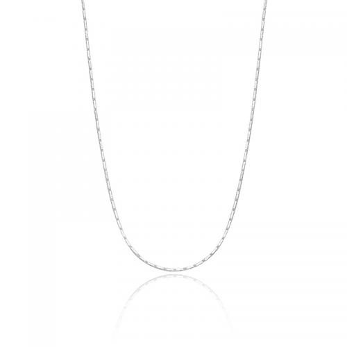 925 Sterling Silver Necklaces with 1.97inch extender chain fashion jewelry & for woman nickel lead & cadmium free Length Approx 15.74 Inch Sold By PC