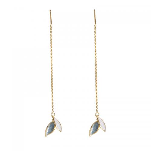 Orecchini 925 Sterling Silver Drop & Dangle, 925 sterline d'argento, placcato, gioielli di moda & per la donna, nessuno, assenza di nichel,piombo&cadmio, 90mm, Venduto da coppia