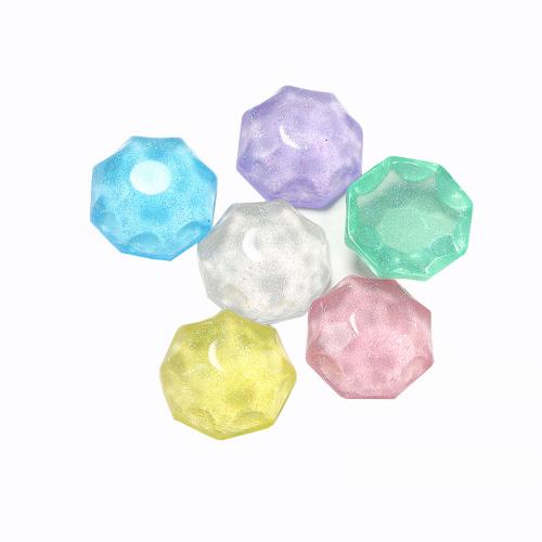 Acryl Cabochons, Achteck, DIY, keine, 20x20mm, ca. 50PCs/Tasche, verkauft von Tasche