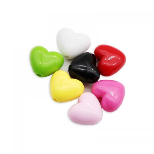 Acrylic Jewelry Beads Heart DIY Approx Sold By Bag